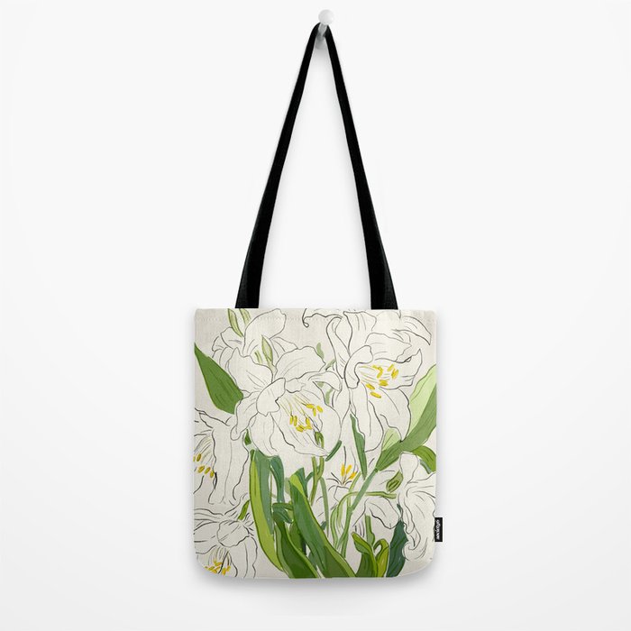 Garden Lilies  Tote Bag Gallery Image 2