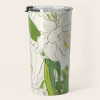 Garden Lilies  Travel Mug Gallery Image 3