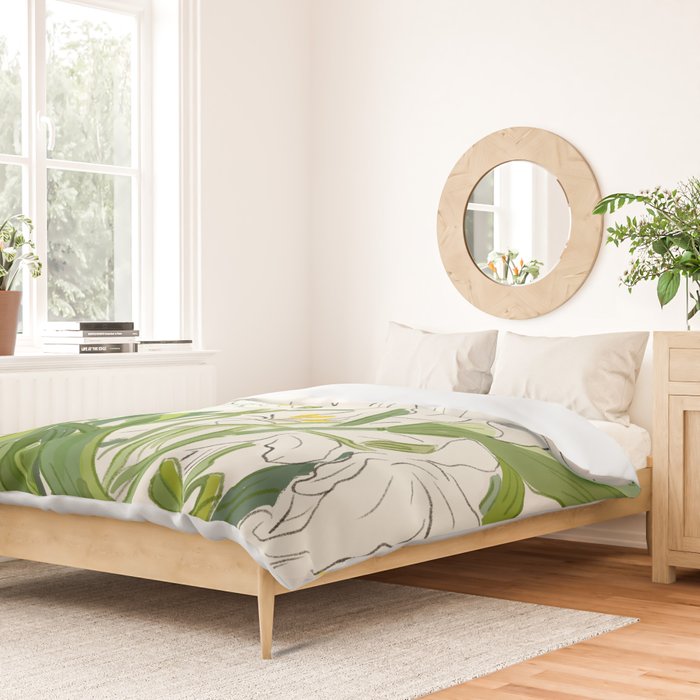 Garden Lilies  Duvet Cover Gallery Image 2