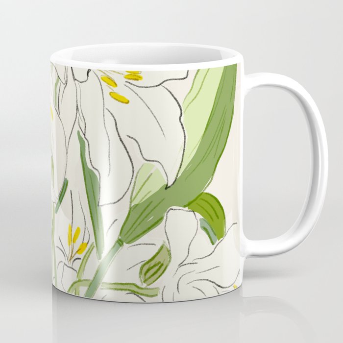Garden Lilies  Coffee Mug Gallery Image 1