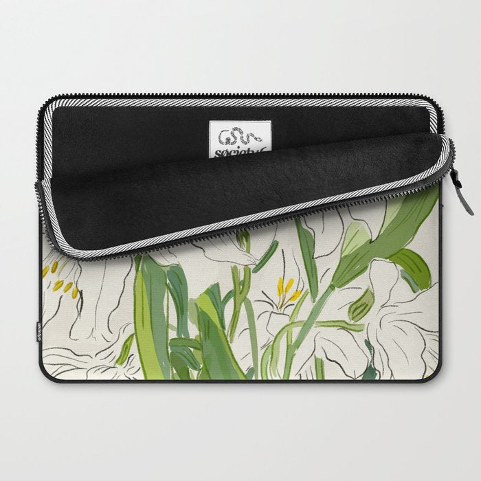 Garden Lilies  Laptop Sleeve Gallery Image 2