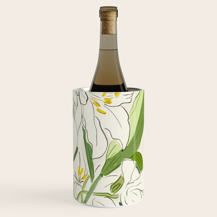 Garden Lilies  Wine Chiller Gallery Image 3