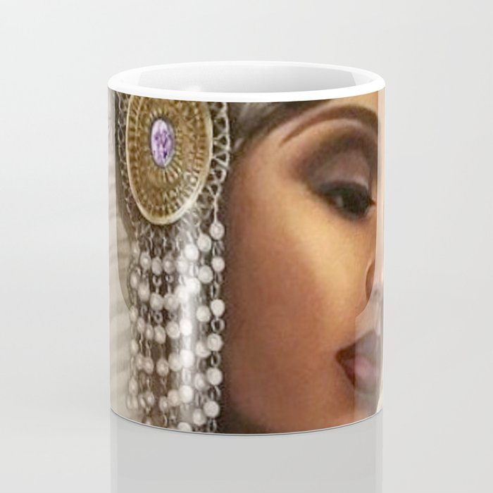 African American Masterpiece 'Cotton Club Flapper Dance Girl' Portrait Painting Coffee Mug Gallery Image 4