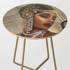 African American Masterpiece 'Cotton Club Flapper Dance Girl' Portrait Painting Side Table Gallery Image 2