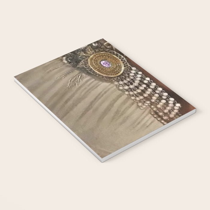 African American Masterpiece 'Cotton Club Flapper Dance Girl' Portrait Painting Notebook Gallery Image 3