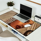 African American Masterpiece 'Cotton Club Flapper Dance Girl' Portrait Painting Desk Mat Gallery Image 2