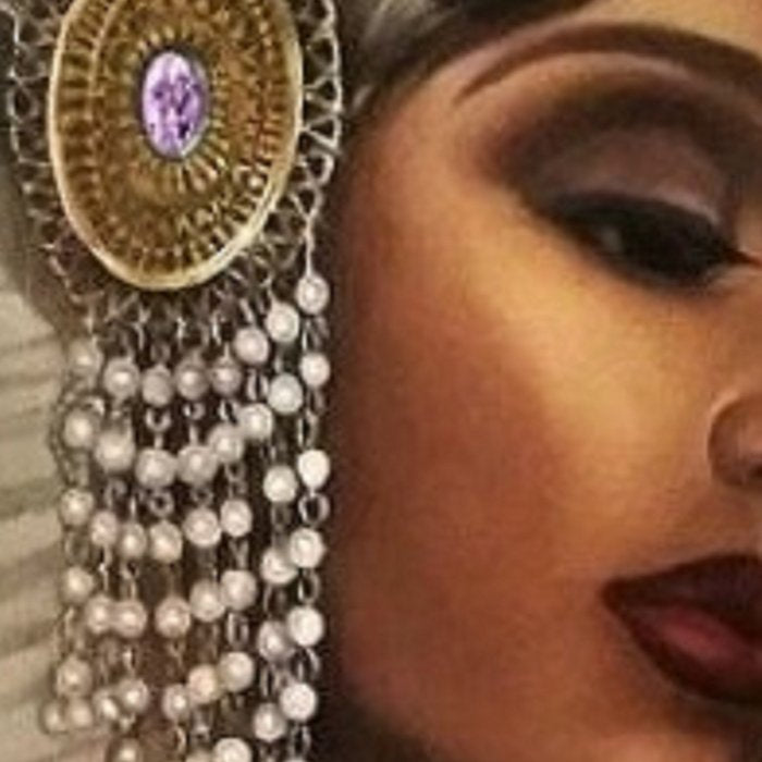 African American Masterpiece 'Cotton Club Flapper Dance Girl' Portrait Painting Coffee Mug Gallery Image 2