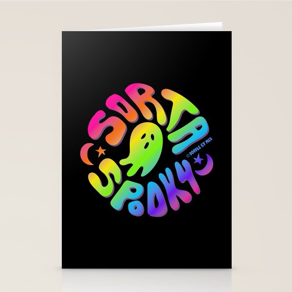 Rainbow Sorta Spooky ©  Stationery Card Gallery Image 1