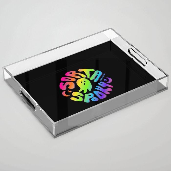 Rainbow Sorta Spooky ©  Acrylic Tray Gallery Image 1