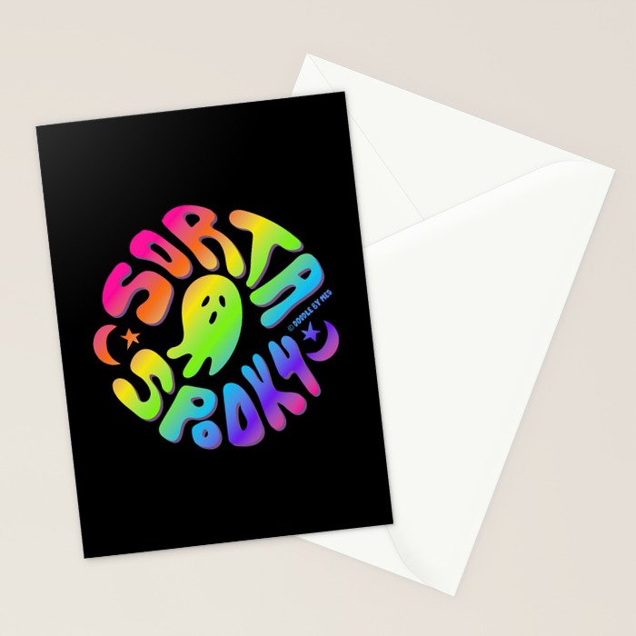 Rainbow Sorta Spooky ©  Stationery Card Gallery Image 2