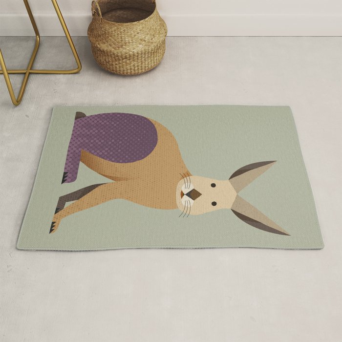 Whimsy European Hare Rug Gallery Image 1