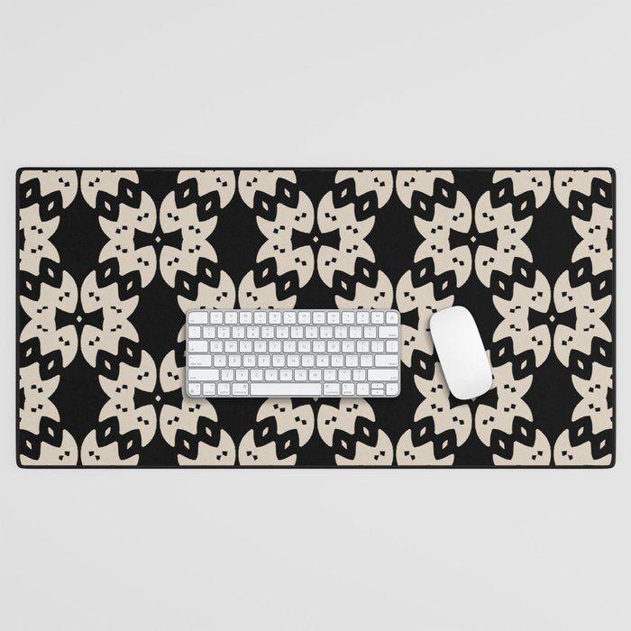 Tribal Geometric Pattern Desk Mat Gallery Image 1