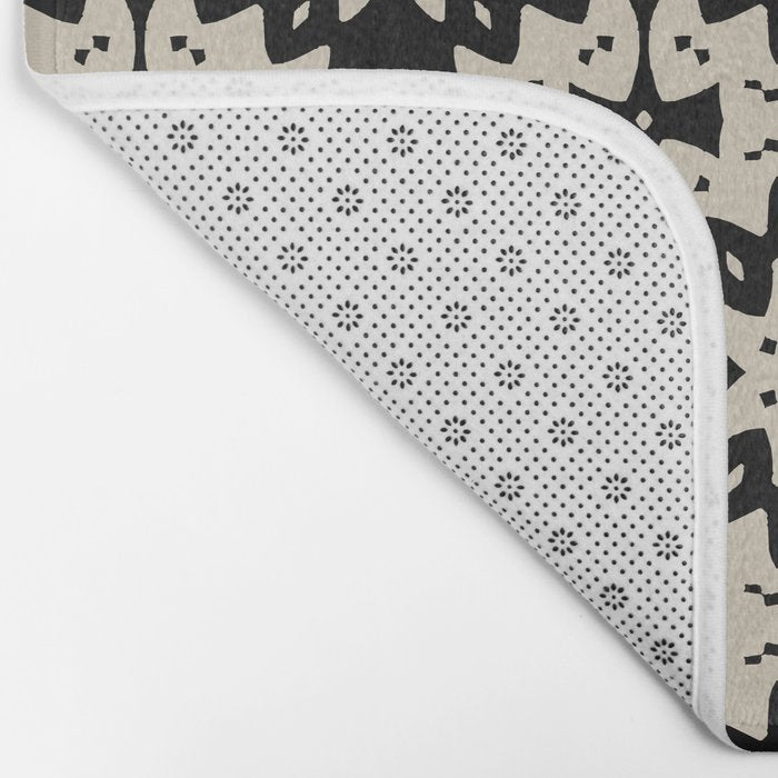 Tribal Geometric Pattern Bath Mat Gallery Image 2
