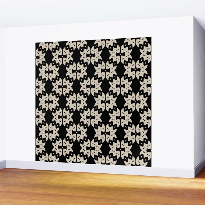 Tribal Geometric Pattern Wall Mural Gallery Image 2