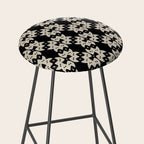 Tribal Geometric Pattern Stool Gallery Image 2
