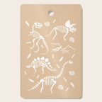 Dinosaur Fossils on Taupe Cutting Board Gallery Image 1