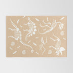 Dinosaur Fossils on Taupe Rug Gallery Image 2