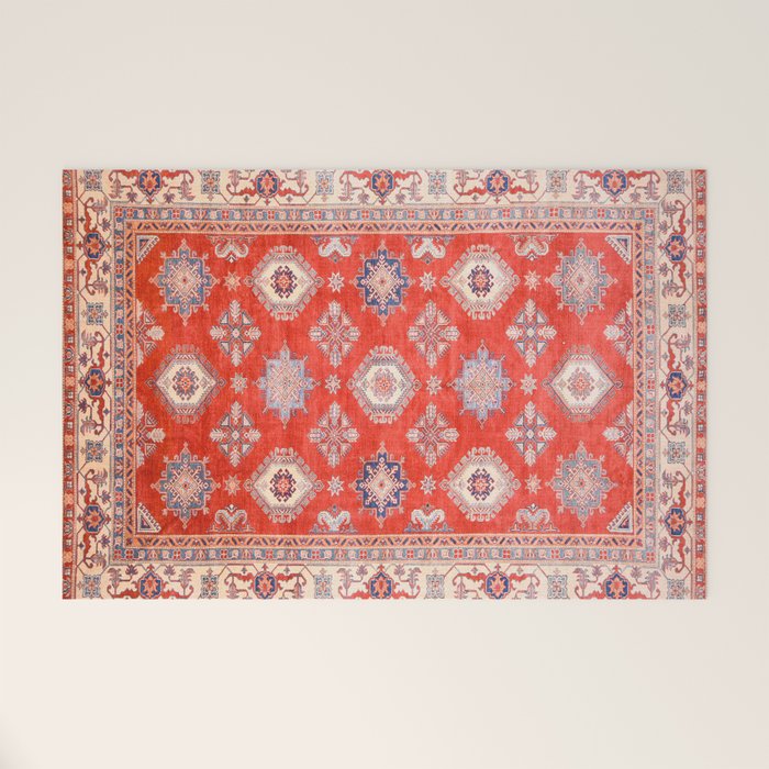 Red Divine Vines Welcome Mat Gallery Image 1