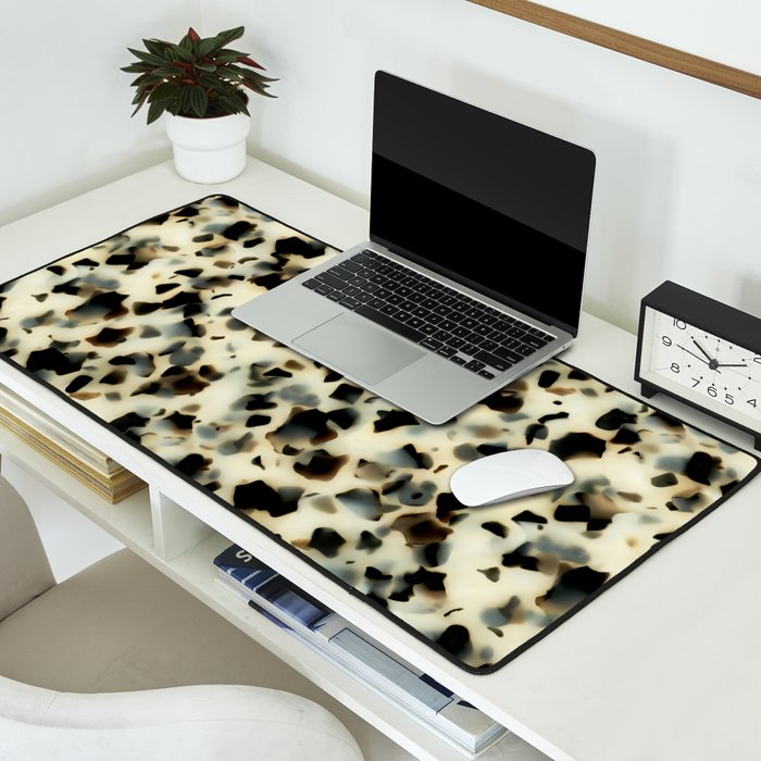 Ivory Acetate Tortoise Shell Desk Mat Gallery Image 2