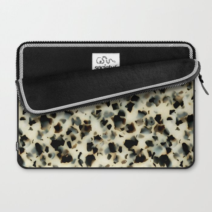 Ivory Acetate Tortoise Shell Laptop Sleeve Gallery Image 2