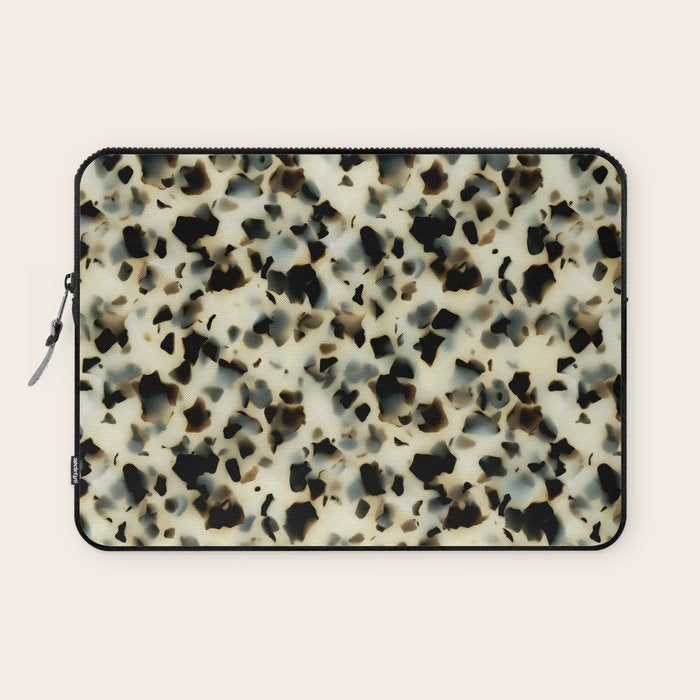 Ivory Acetate Tortoise Shell Laptop Sleeve Gallery Image 1