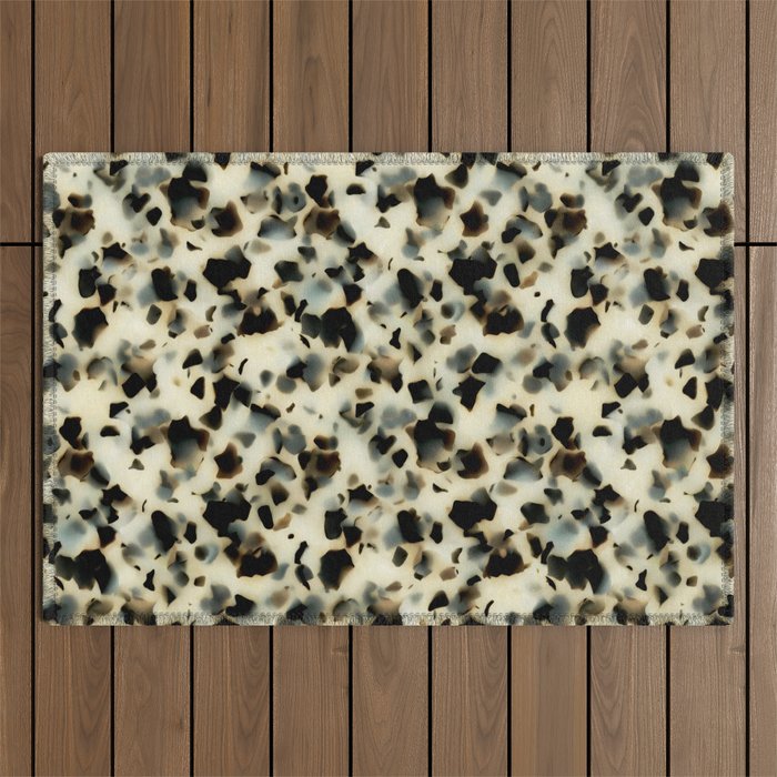 Ivory Acetate Tortoise Shell Outdoor Rug Gallery Image 1