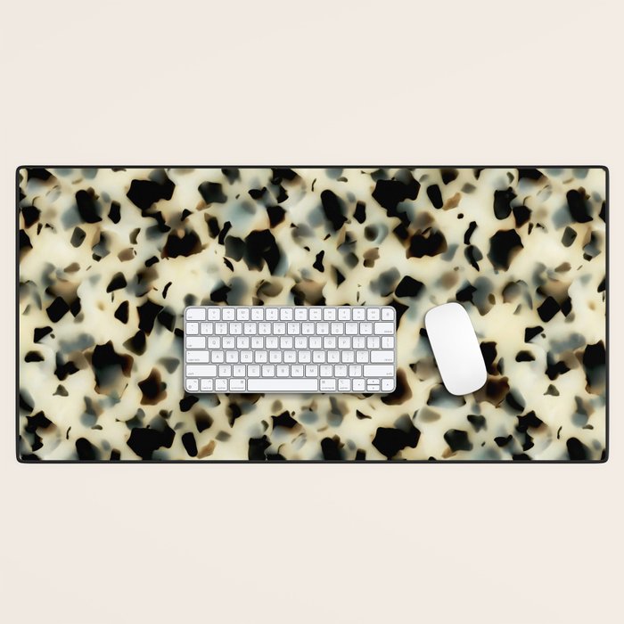 Ivory Acetate Tortoise Shell Desk Mat Gallery Image 1