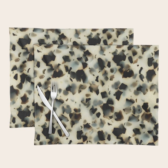 Ivory Acetate Tortoise Shell Placemat Gallery Image 1