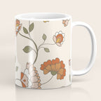Exotic Orange Chinoiserie Coffee Mug Gallery Image 1