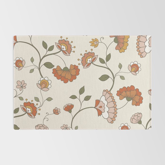 Exotic Orange Chinoiserie Rug Gallery Image 2