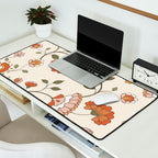 Exotic Orange Chinoiserie Desk Mat Gallery Image 2