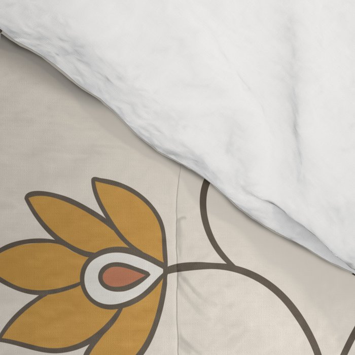 Exotic Orange Chinoiserie Comforter Gallery Image 4
