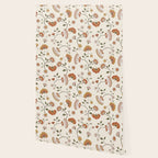 Exotic Orange Chinoiserie Wallpaper Gallery Image 2
