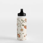 Exotic Orange Chinoiserie Water Bottle Gallery Image 3