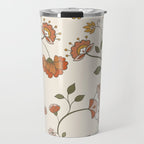 Exotic Orange Chinoiserie Travel Mug Gallery Image 1