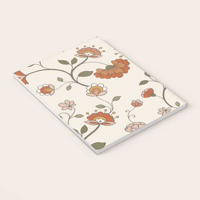 Exotic Orange Chinoiserie Notebook Gallery Image 3