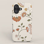 Exotic Orange Chinoiserie iPhone Case Gallery Image 1