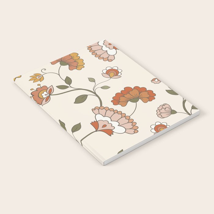 Exotic Orange Chinoiserie Notebook Gallery Image 2