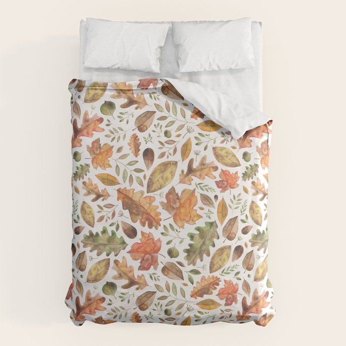 Autumn/Fall Leaves Duvet Cover Gallery Image 6