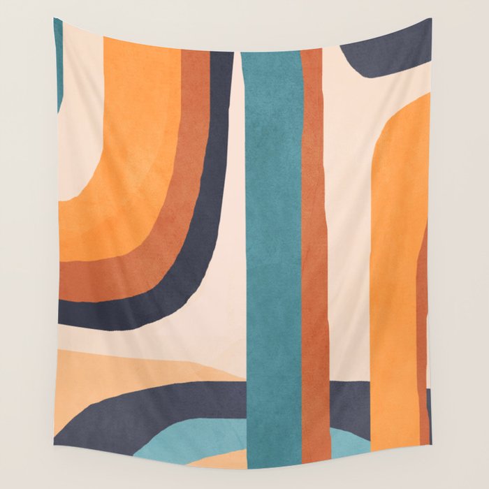 Modern Abstract Art 7 Wall Tapestry Gallery Image 1