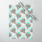 Colored diamonds and texture A Wrapping Paper Gallery Image 1