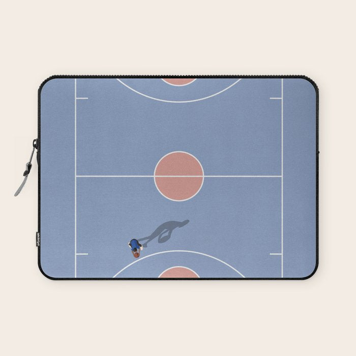 Playing Basketball | Pastel Colors Basketball Colors  Laptop Sleeve Gallery Image 1
