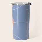 Playing Basketball | Pastel Colors Basketball Colors  Travel Mug Gallery Image 2