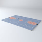 Playing Basketball | Pastel Colors Basketball Colors  Rug Gallery Image 3