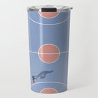 Playing Basketball | Pastel Colors Basketball Colors  Travel Mug Gallery Image 1