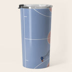 Playing Basketball | Pastel Colors Basketball Colors  Travel Mug Gallery Image 3