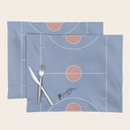 Playing Basketball | Pastel Colors Basketball Colors  Placemat Gallery Image 1