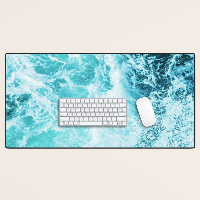 Perfect Sea Waves Desk Mat Gallery Image 1
