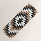 Urban Tribal Pattern No.13 - Aztec - Concrete and Wood Yoga Mat Gallery Image 1