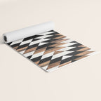 Urban Tribal Pattern No.13 - Aztec - Concrete and Wood Yoga Mat Gallery Image 2